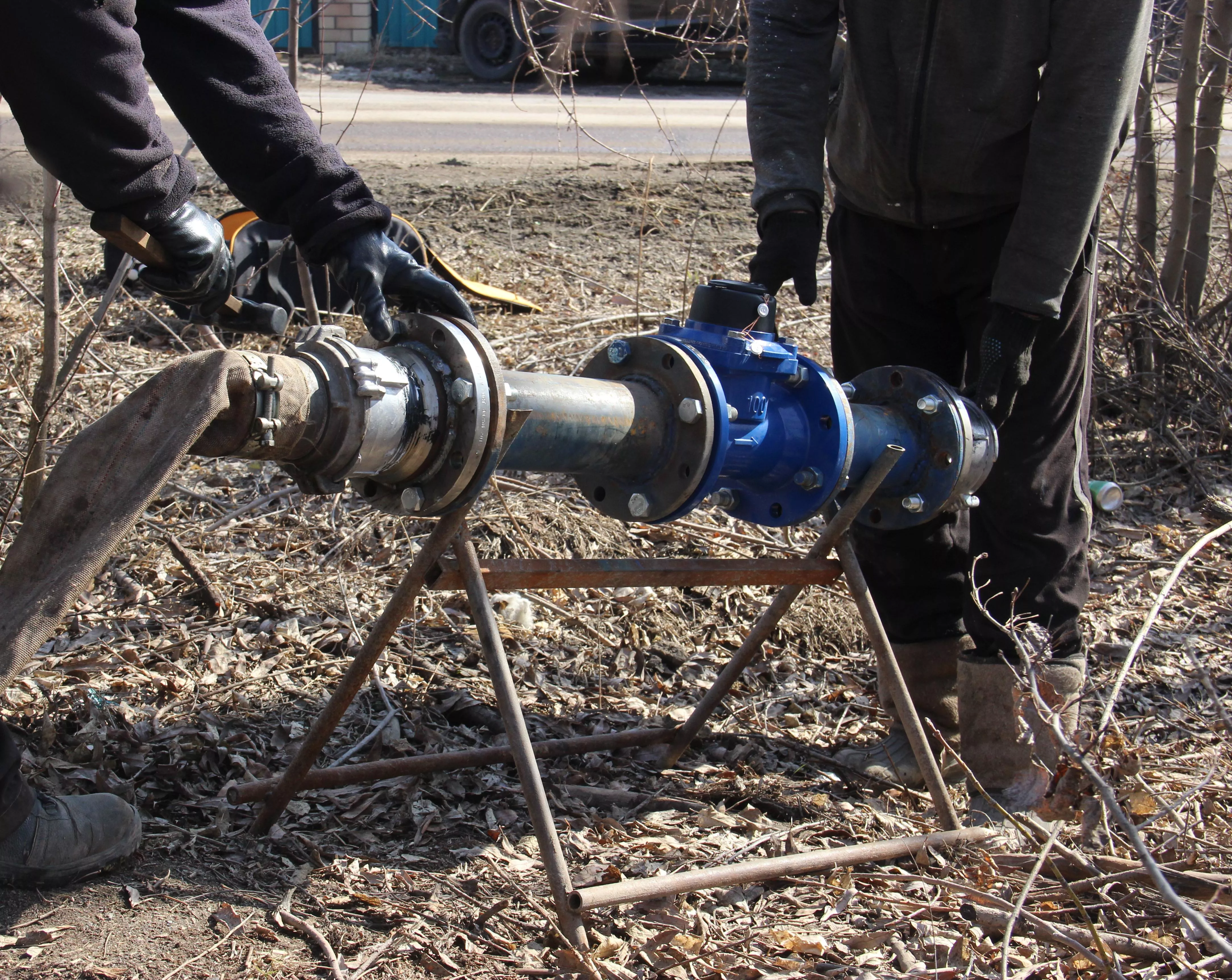 В Копейске продолжаются работы по водопонижению