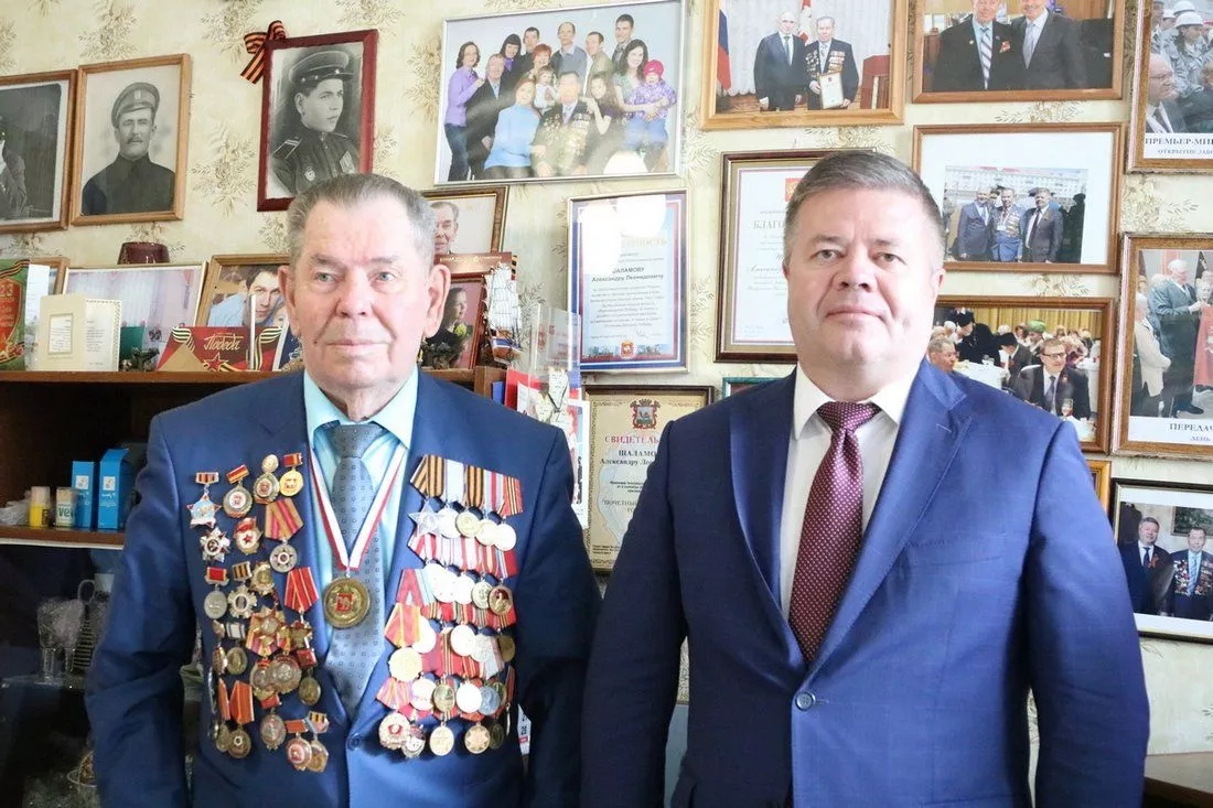 Станислав Мошаров побывал в гостях у ветерана Великой Отечественной войны