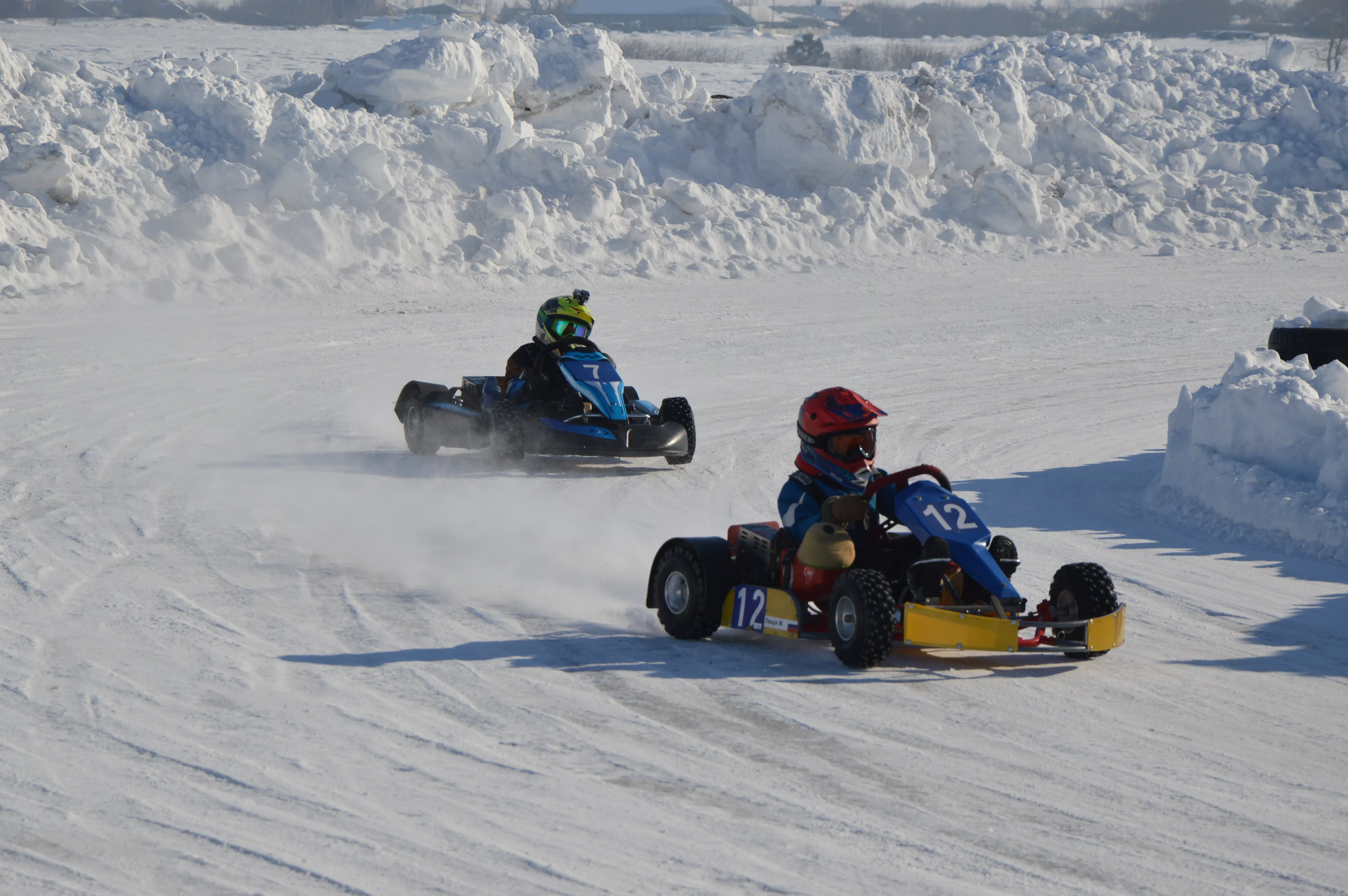 Финальные заезды картингистов