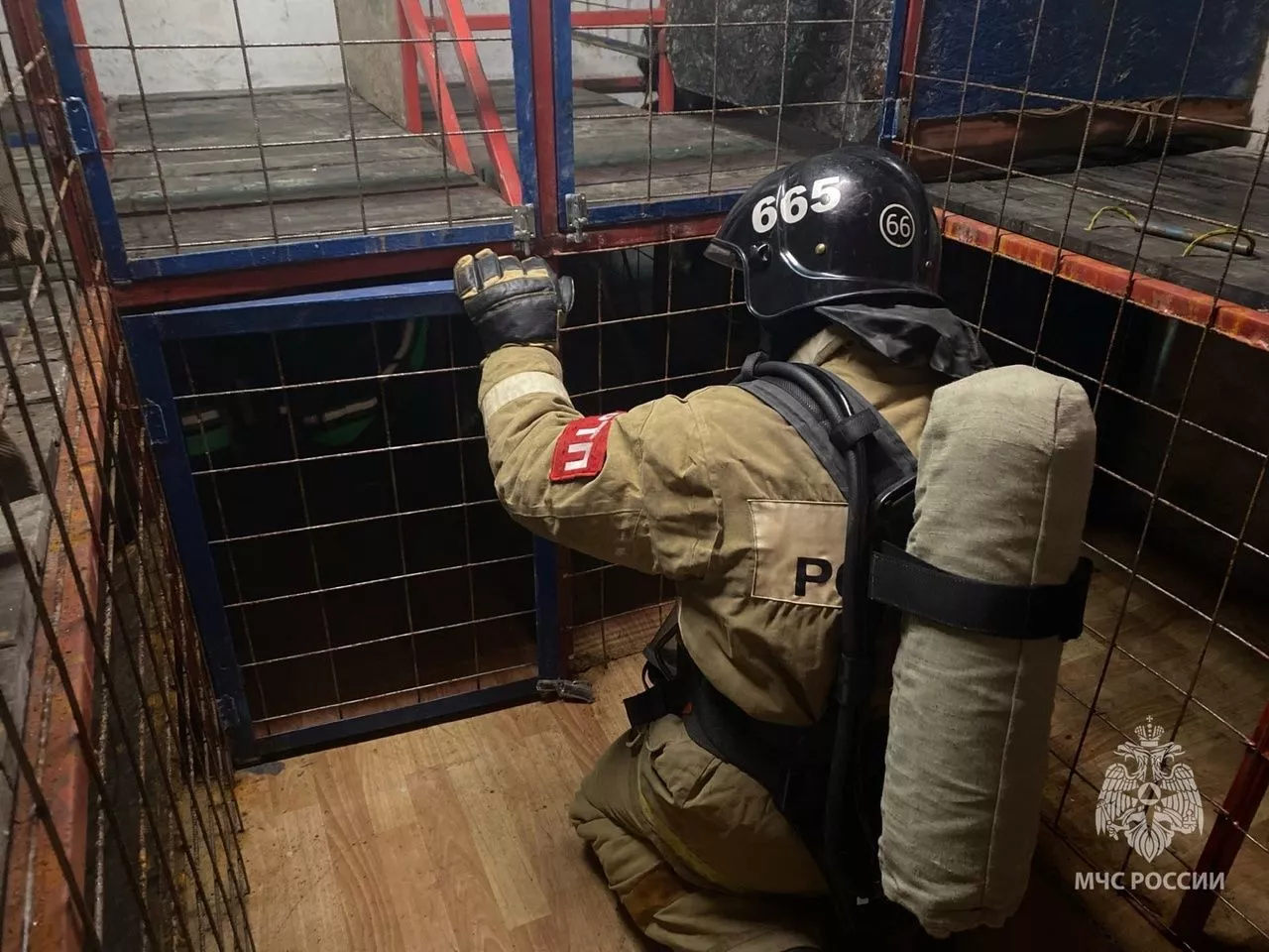 Пожарные Копейска провели тренировку