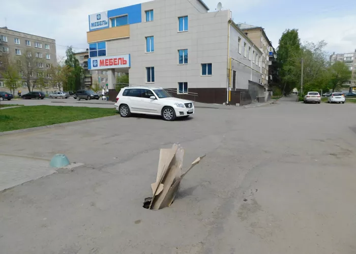 Ямы на дорогах в Копейске