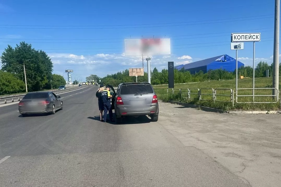 «Дорожный пристав» вышел на трассу у Копейска