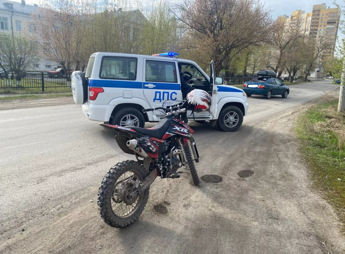 В Копейске задержали нетрезвого мотоциклиста без прав