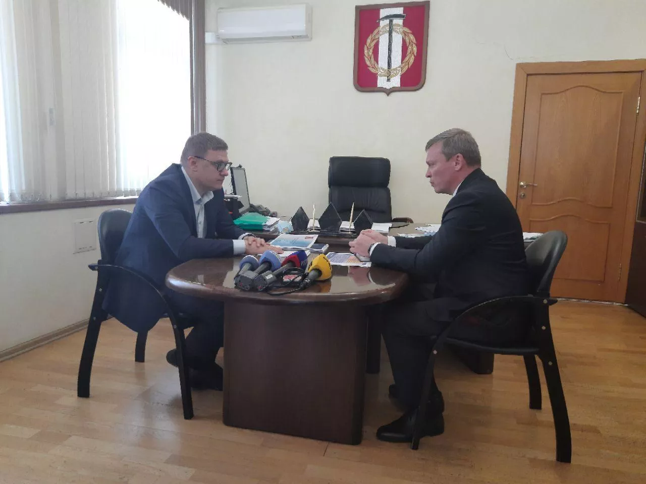 Алексей Текслер пообещал Копейску помощь в решении проблемных вопросов