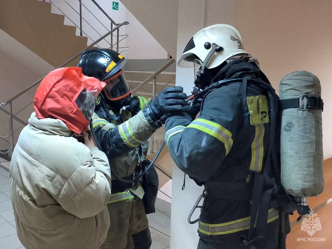 В Копейске прошли пожарно-тактические учения