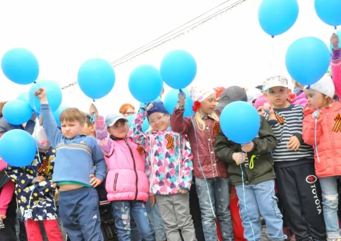 Детсадовский салют в Копейске