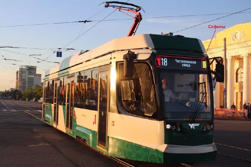 Для челябинских трамваев придумали разноцветные коды