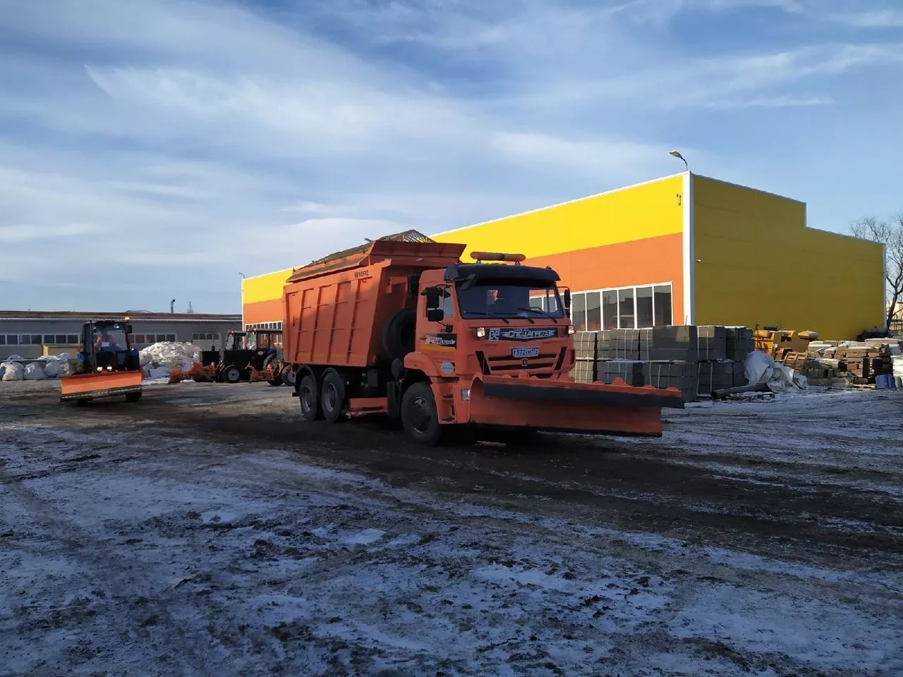 В Копейске уборка снега будет вестись круглосуточно