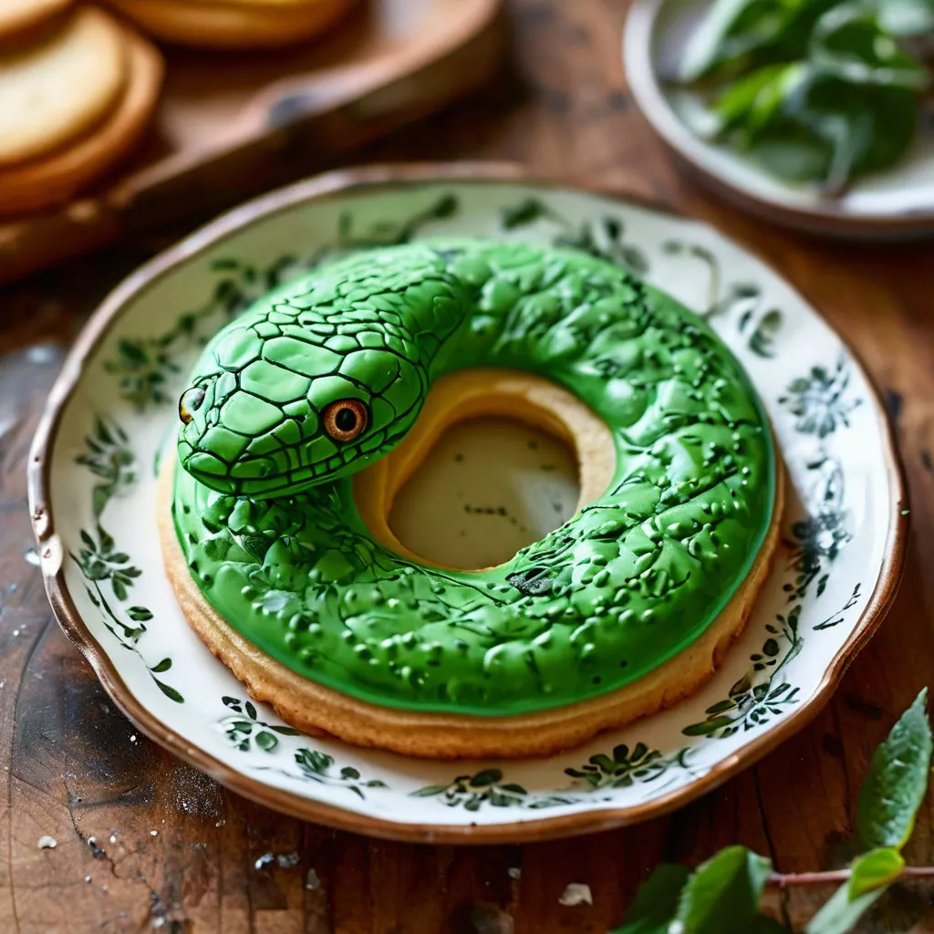  Новогодняя выпечка: Печенье «Змейки» для Года Змеи