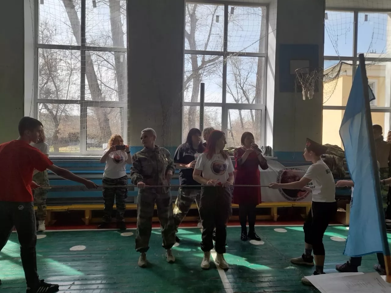 В копейской школе-интернате прошли патриотические соревнования