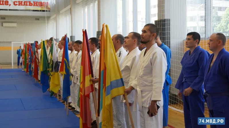 В Челябинске прошёл чемпионат по дзюдо среди полицейских