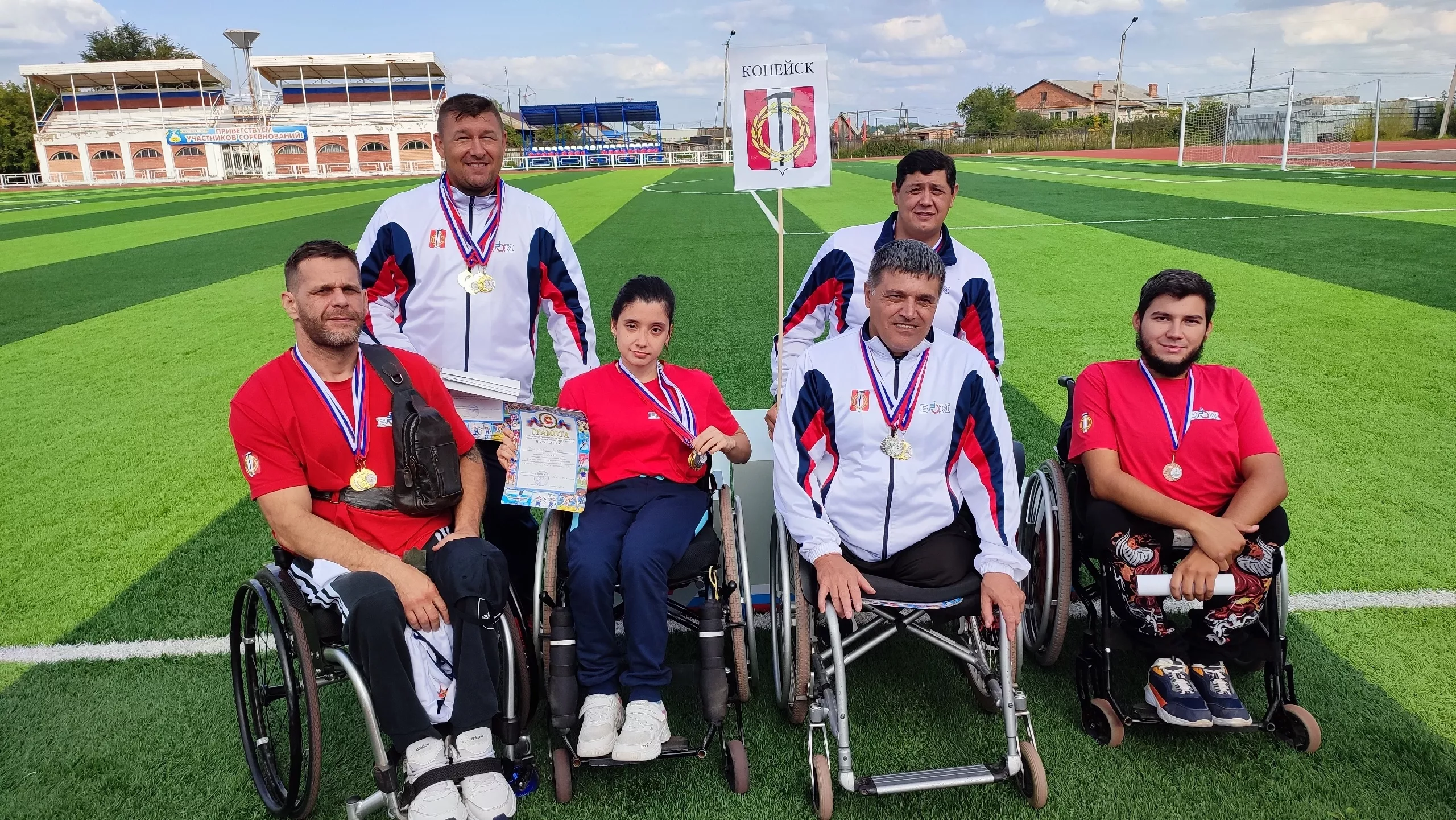 Легкоатлеты с ограниченными возможностями здоровья из Копейска показали отличные результаты