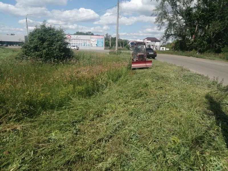 В Копейске к покосу травы привлекают спецтехнику