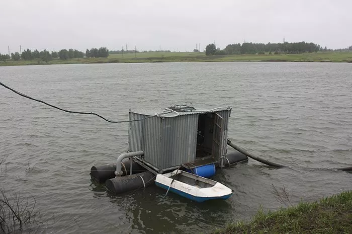 Началась откачка воды из карьера бывшей шахты «Красная Горнячка»
