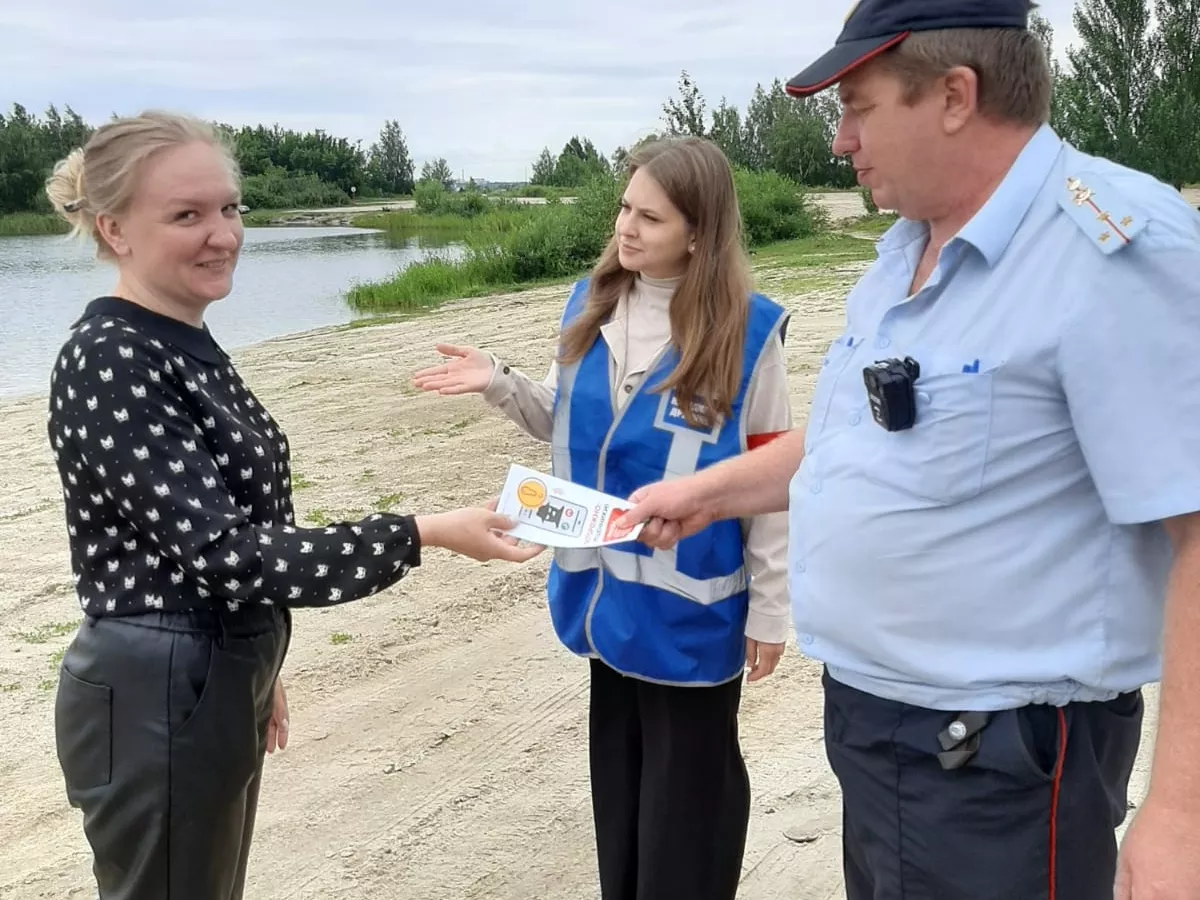 Полицейские Копейска проводят профилактические рейды вблизи водоемов