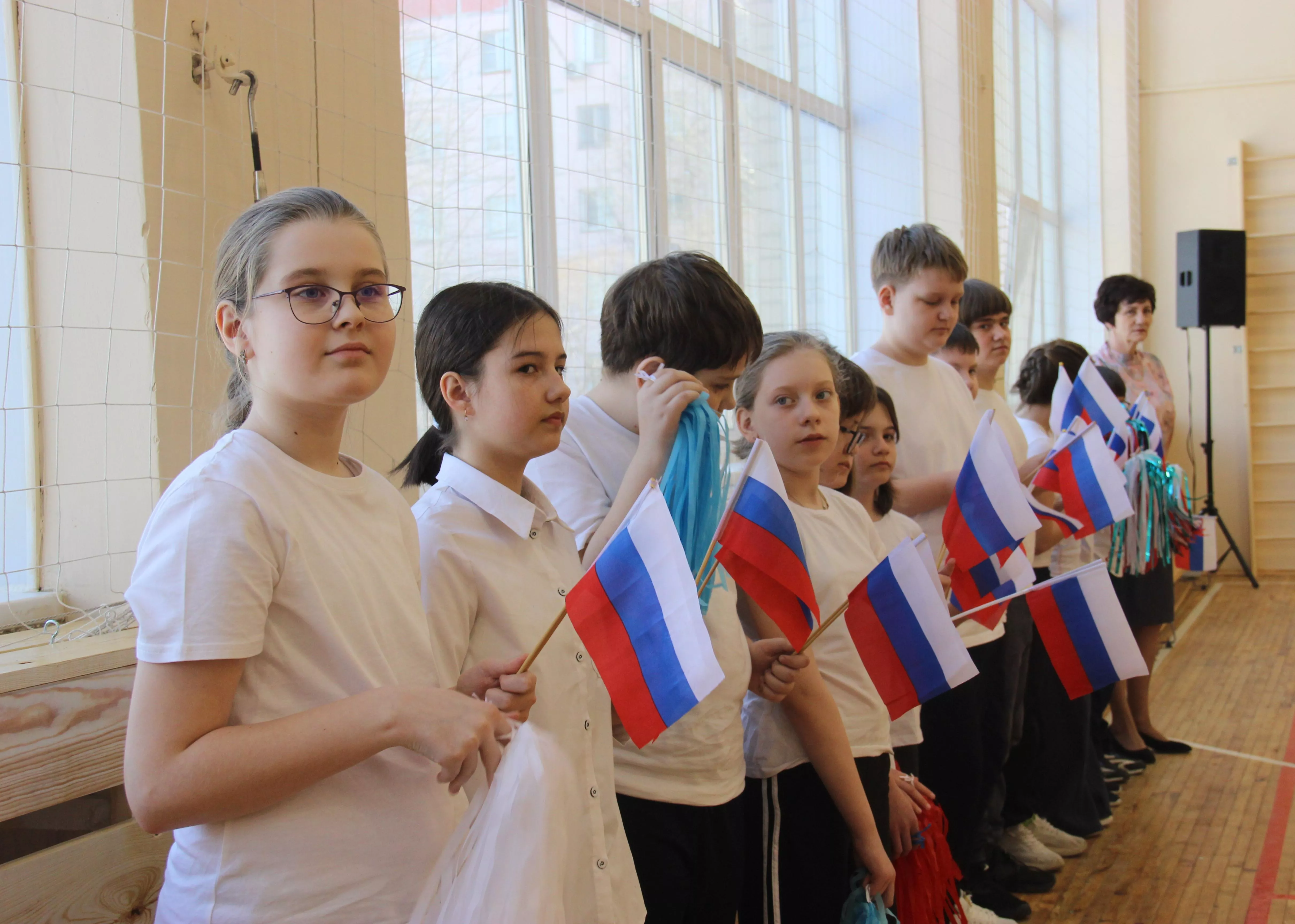 В копейской школе № 44 открылся обновлённый спортивный зал