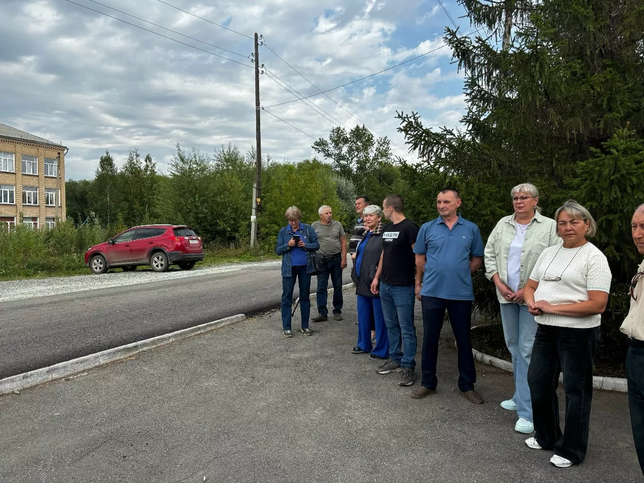 По инициативе жителей: в Горняке заасфальтировали улицу Чапаева