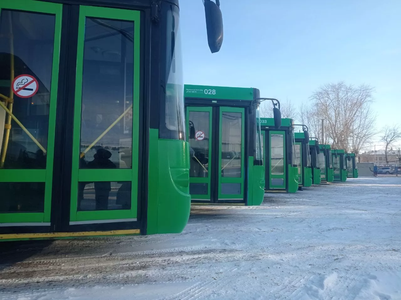 В Копейске на линию вышли 10 переданных Мосгортрансом автобусов