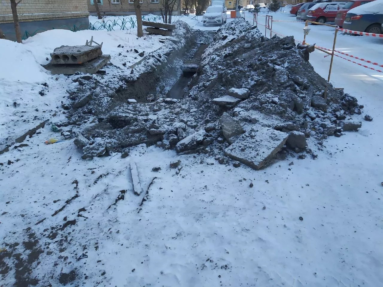 В Копейске отключили воду из-за аварии на улице Тюленина