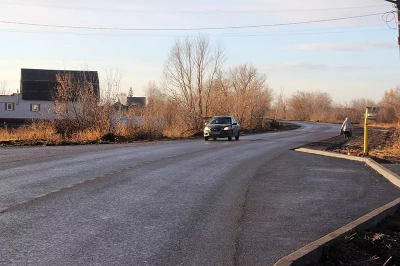 В Копейске завершили ремонт дороги от кольца до Северного Рудника