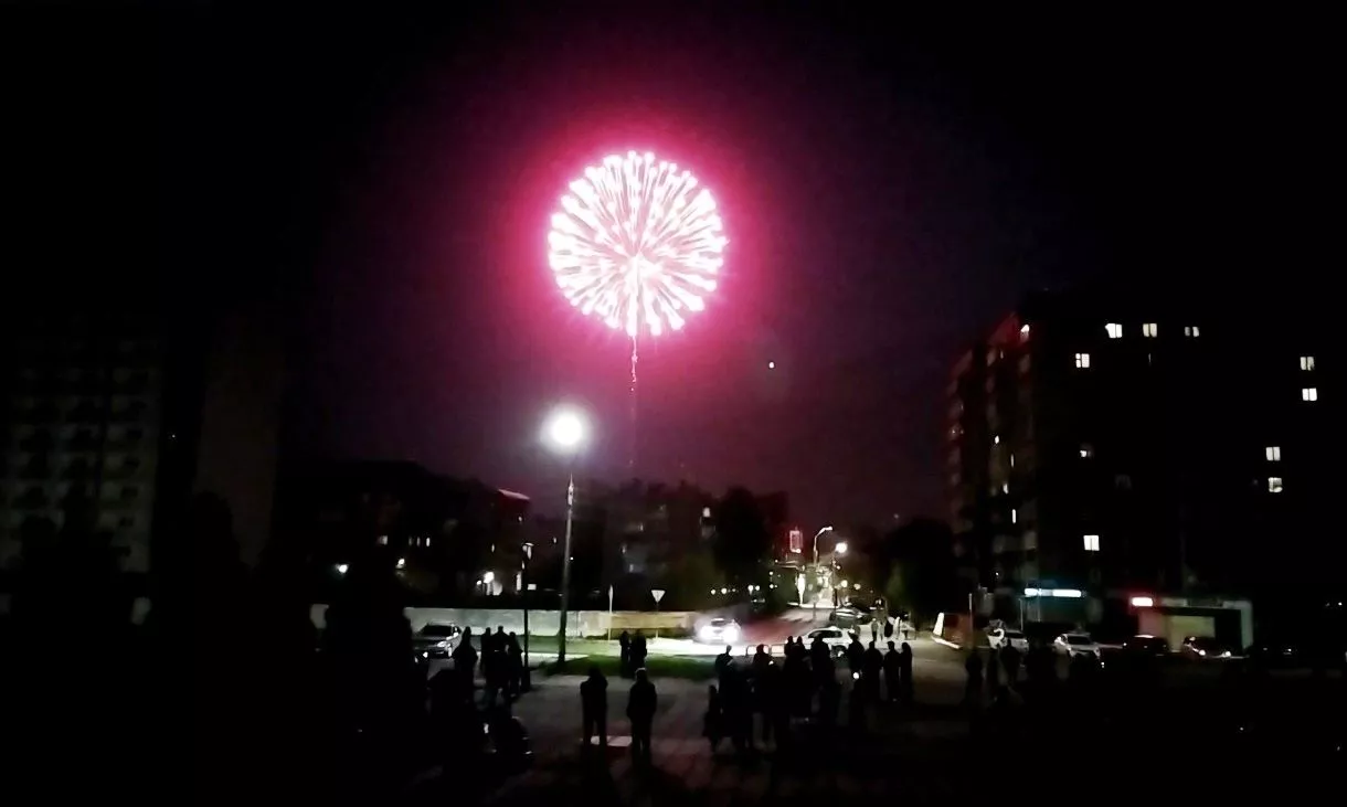 9 Мая в Копейске запустили салют