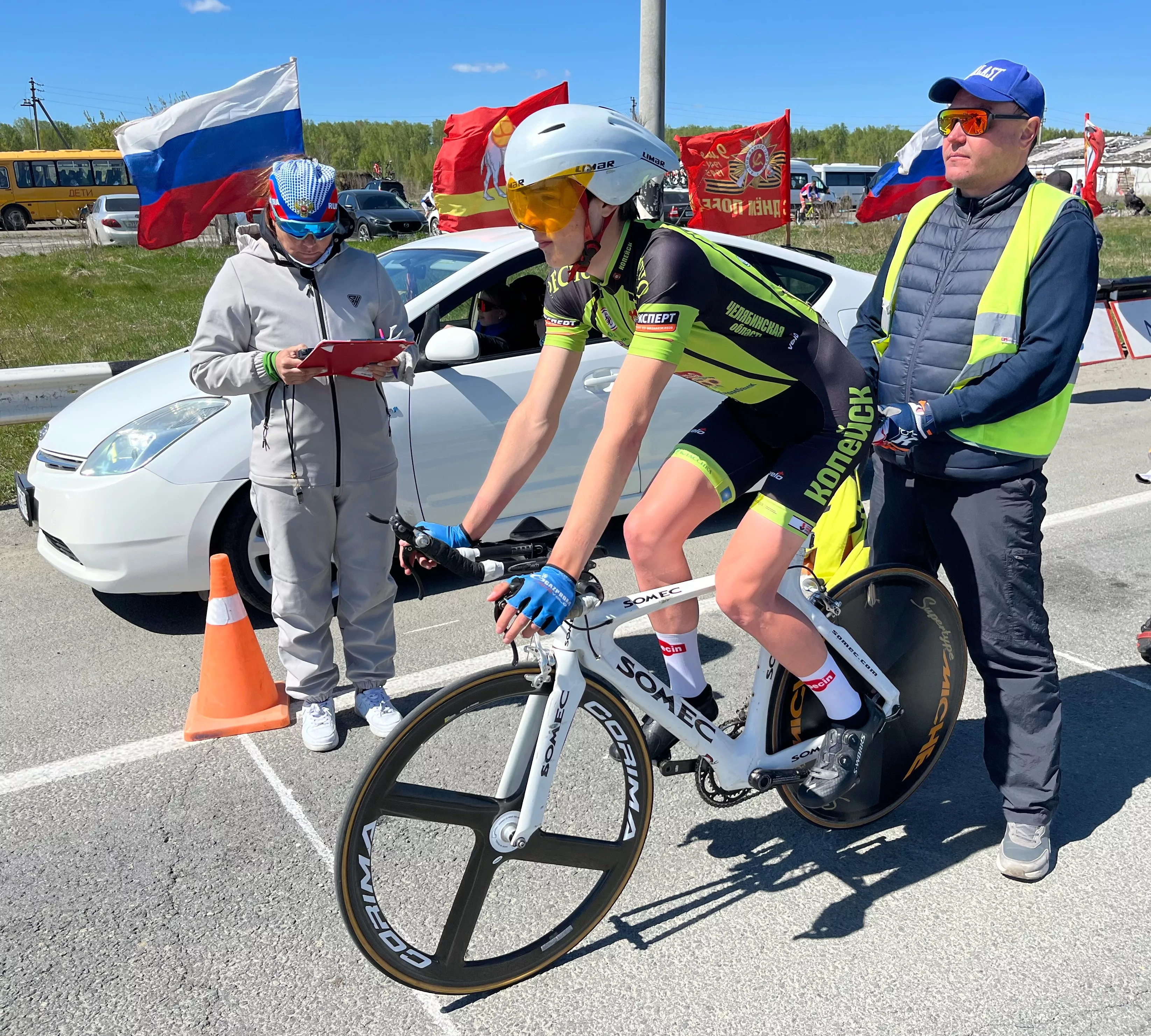 Копейские спортсмены блеснули на чемпионате УрФО по велоспорту