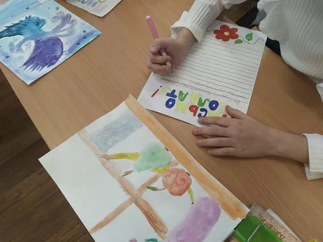 Копейские школьники приняли участие во всероссийской акции Письмо солдату