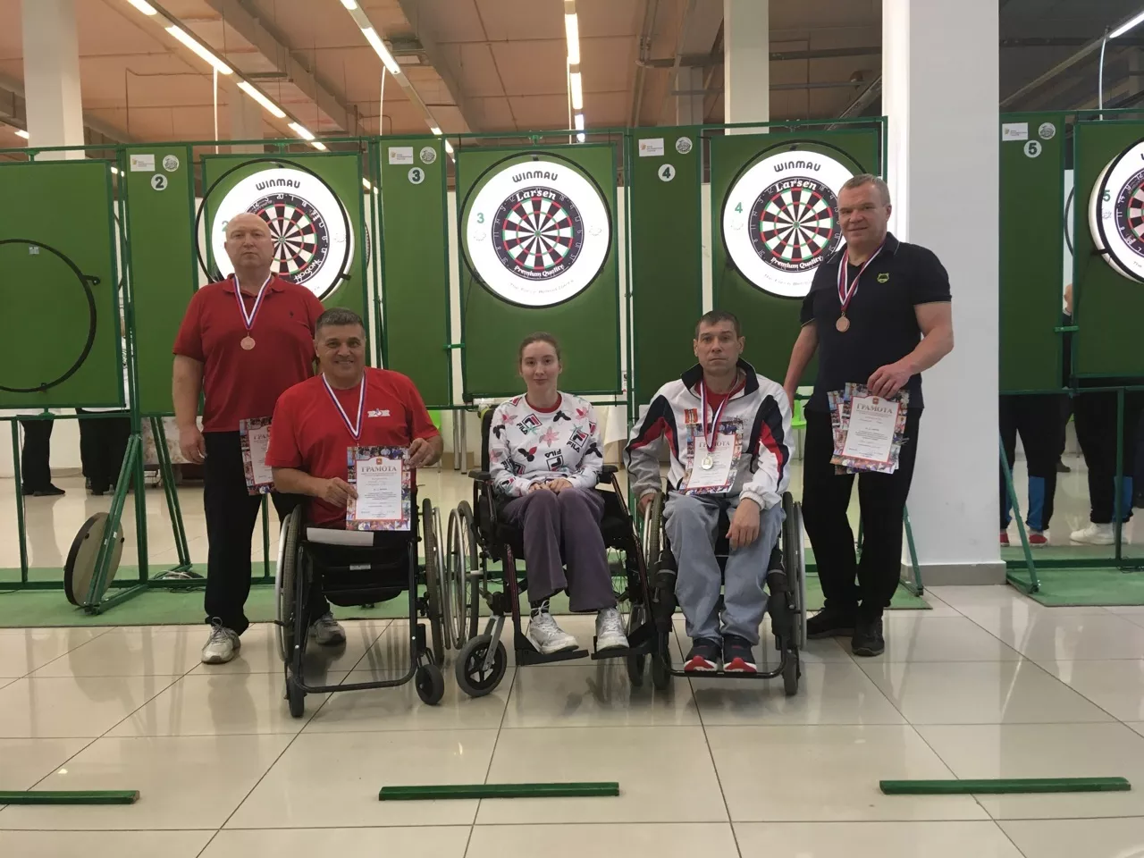 Копейчане заняли второе место на соревнованиях по дартсу 