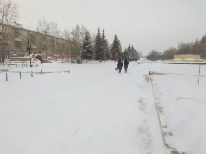 Копейск занесло снегом