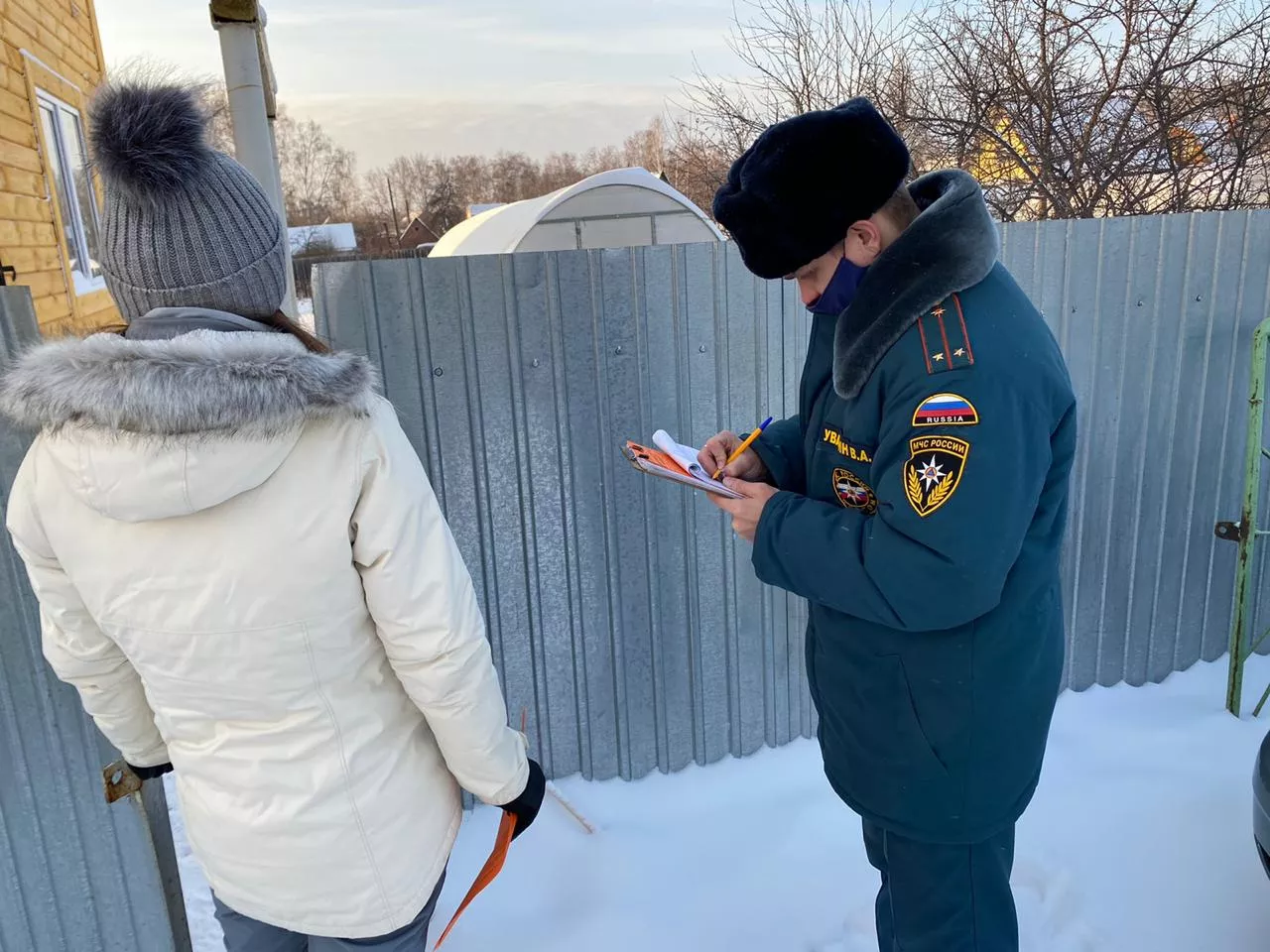 В новогодние каникулы специалисты пожнадзора активно проводят рейды