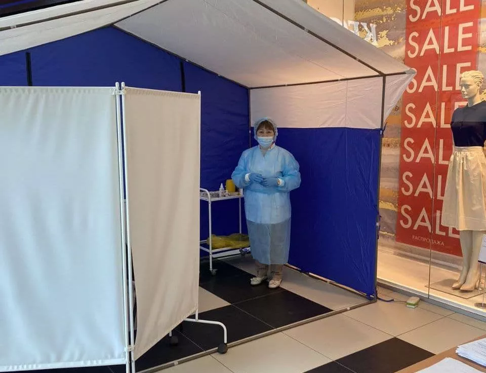 В субботу 22 мая жителей Копейска вакцинируют в торговом комплексе