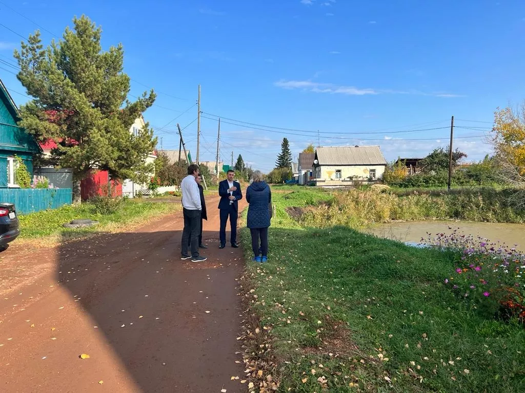 В Копейске депутаты выехали на место подтопления