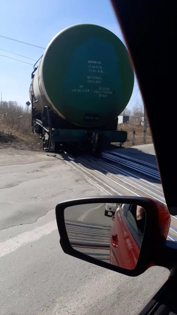 В Копейске сошел с рельсов вагон