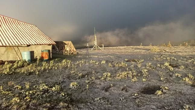 На Таганае в последние дни июня выпал снег