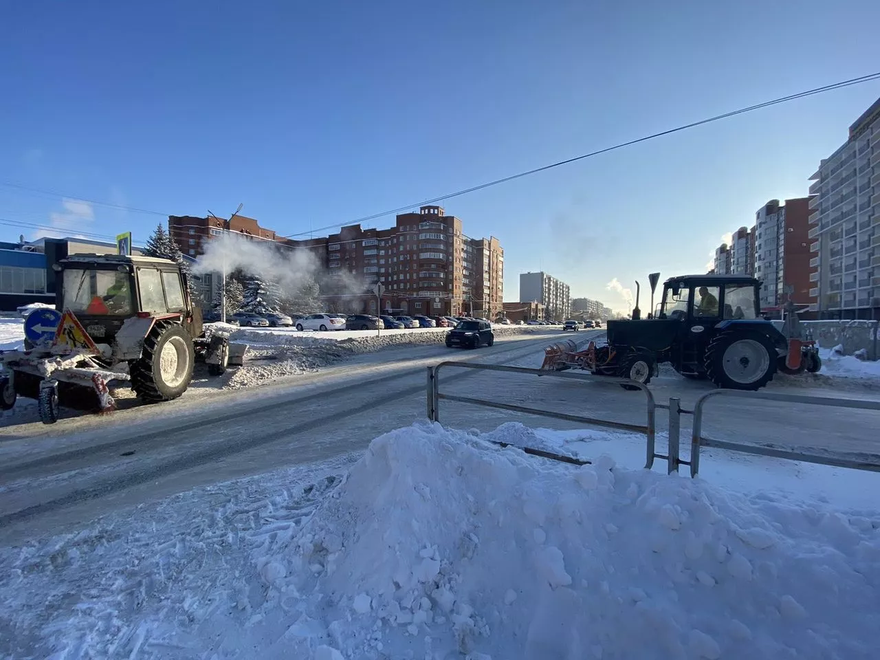 В Копейске усовершенствовали процесс уборки снега на дорогах