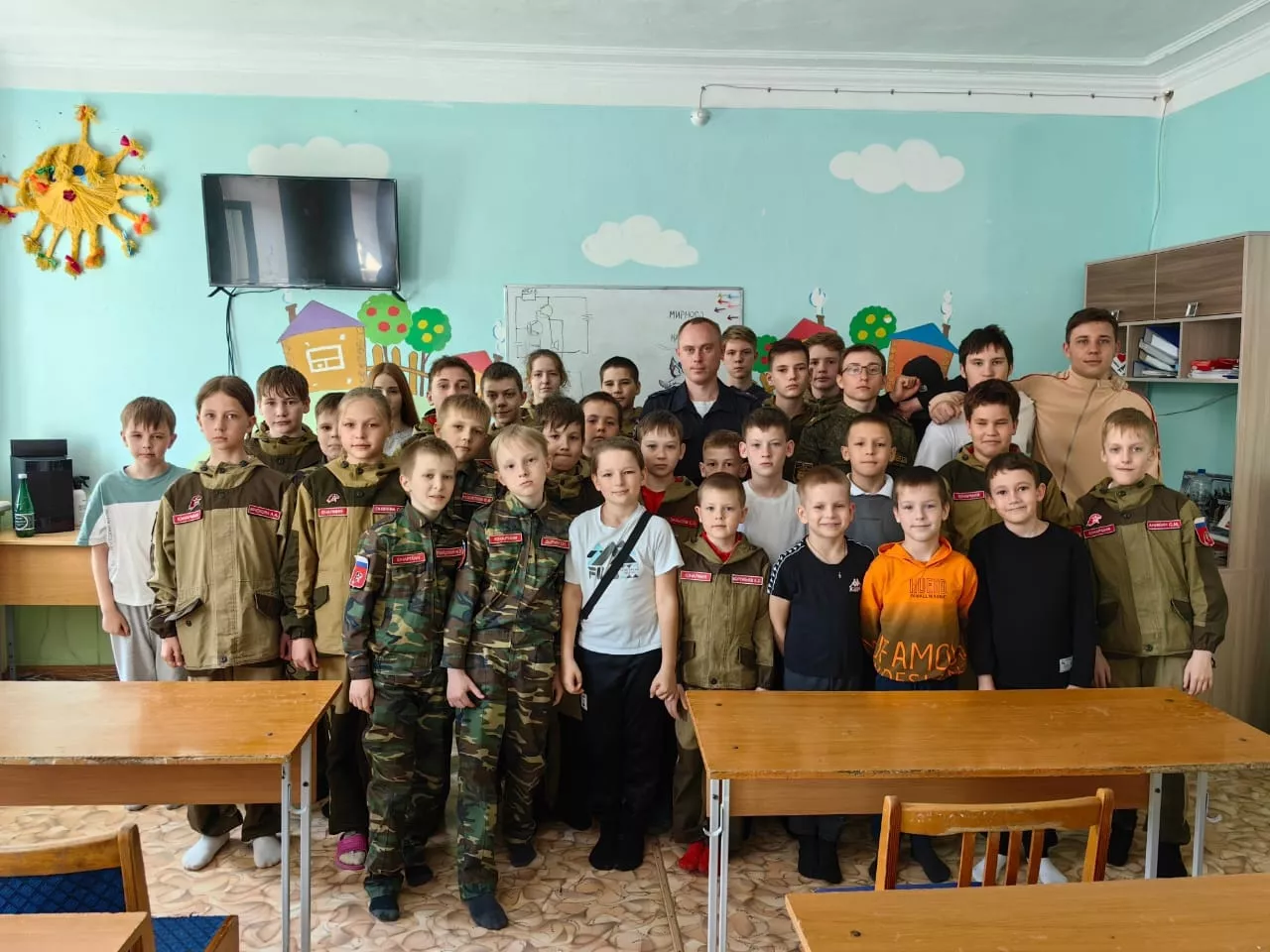 Майор полиции рассказал юнармейцам о службе в органах внутренних дел