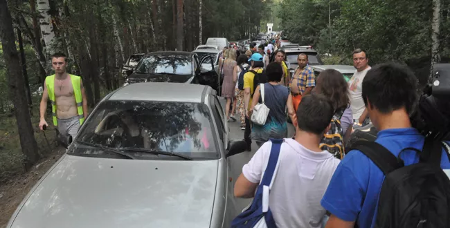 Дорога к "Золотому пляжу" Миасса