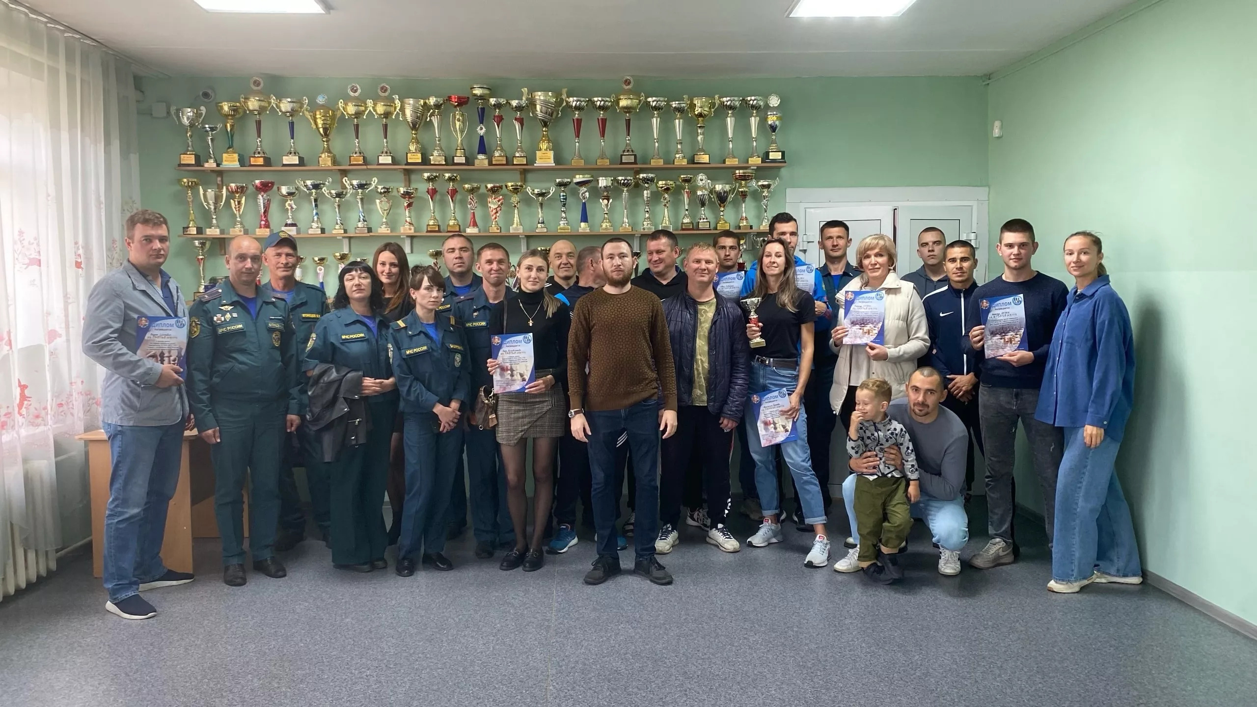 Копейские пожарные поучаствовали в Чемпионате по шахматам