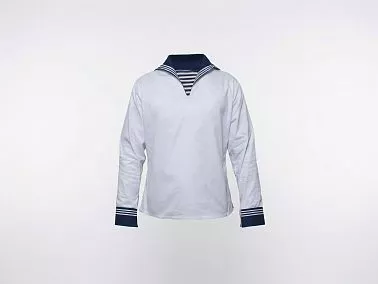 Музейный предмет рассказывает: форменная рубашка матроса (летняя)