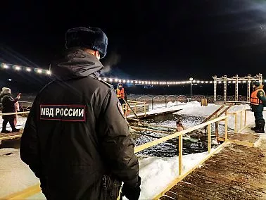 Полиция Южного Урала обеспечила порядок во время празднования Крещения Господня