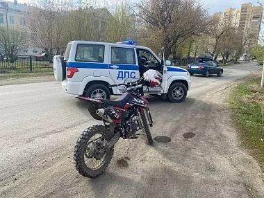 В Копейске задержали нетрезвого мотоциклиста без прав