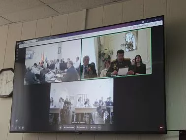 В Копейске состоялся телемост с Минском в преддверии Дня Победы