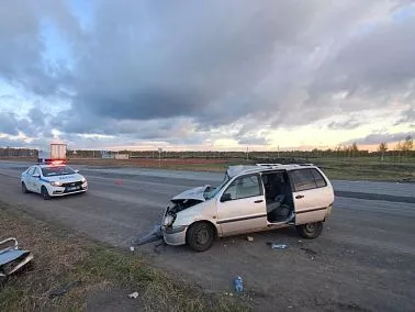 Несовершеннолетний водитель стал виновником аварии