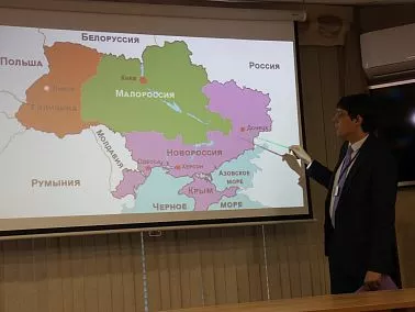 В Копейске студенты посетили исторический урок, посвящённый Дню воссоединения с ДНР и ЛНР