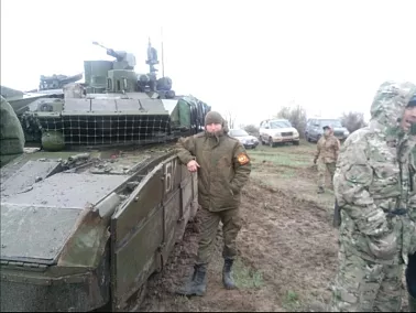 Копейский спецназовец быстро освоил танк