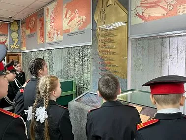 В Копейске кадеты побывали на познавательной программе в музее