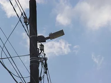 В Копейске ведут мониторинг и ремонт уличного освещения