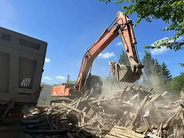 В Копейске продолжают сносить аварийные дома