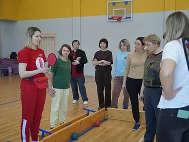 Педагогам Копейска рассказали, как использовать бочче в инклюзивном образовании