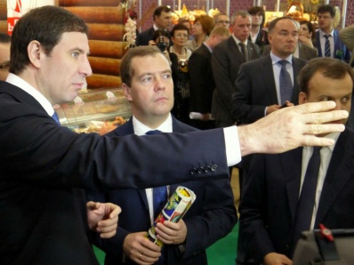 Юревич рассказал Медведеву про аграрные успехи